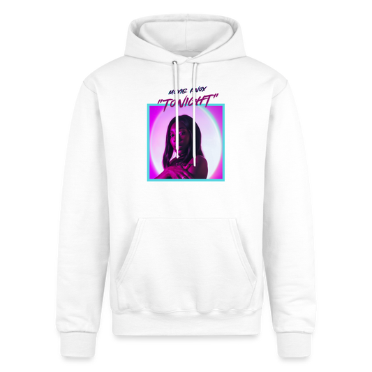 "Tonight" Premium Unisex Hoodie - white