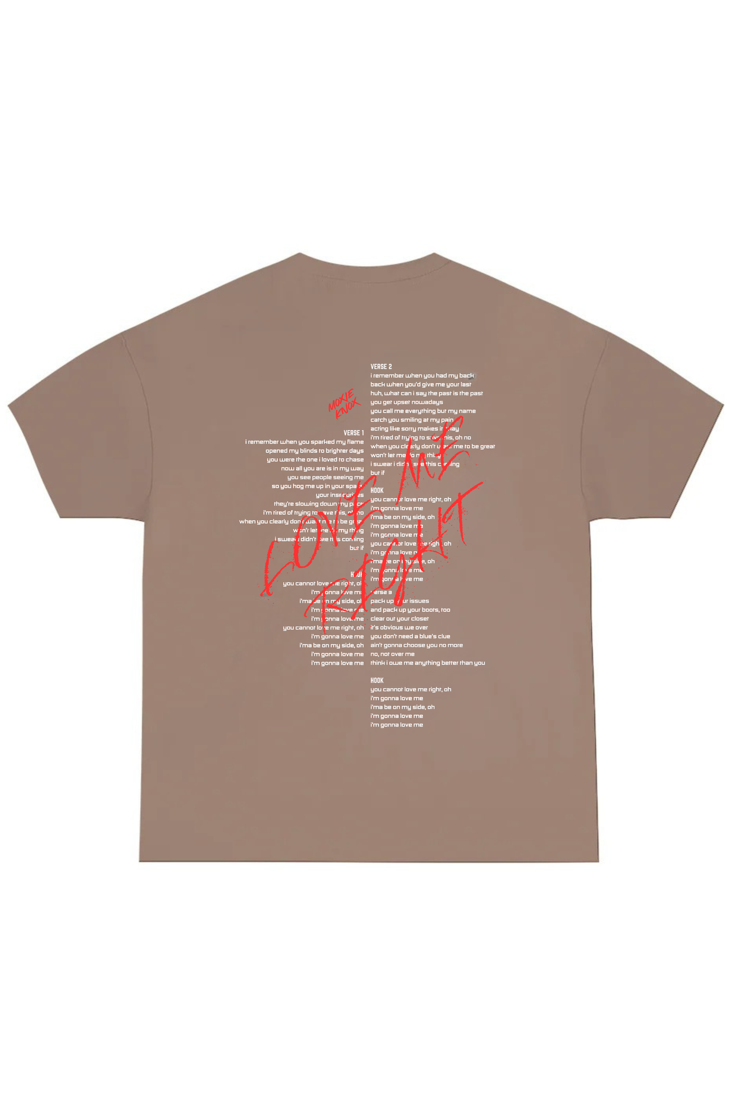 'Love Me Right' Lyric Tee - Multiple Colors