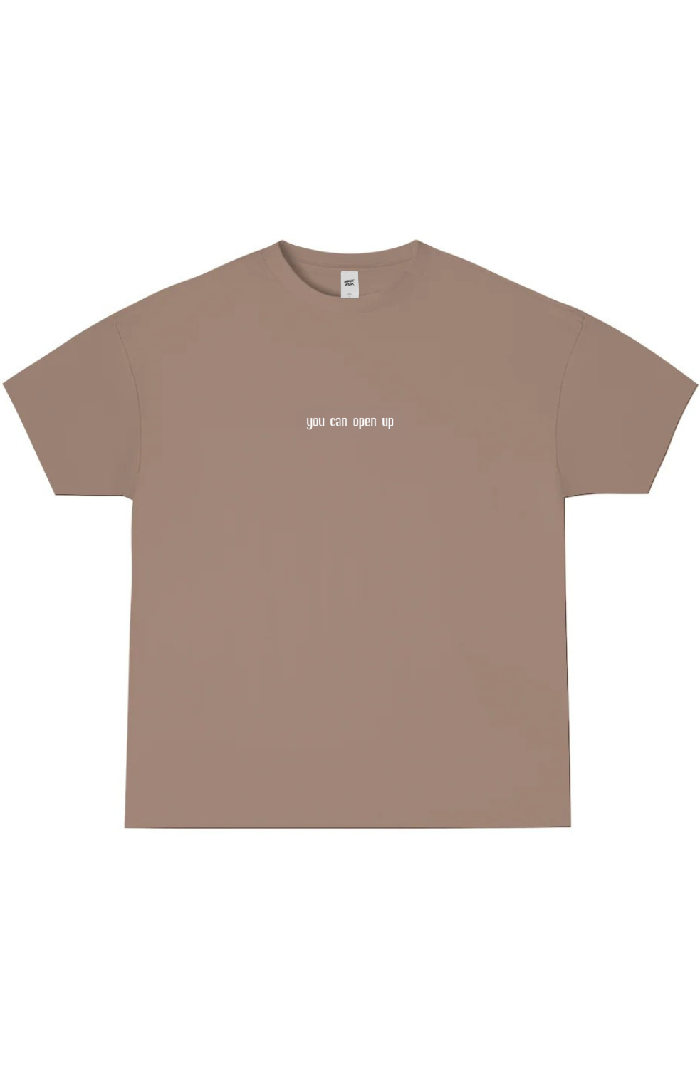 'you can open up' embroidered tee