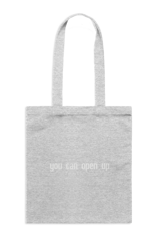 'you can open up' everyday tote