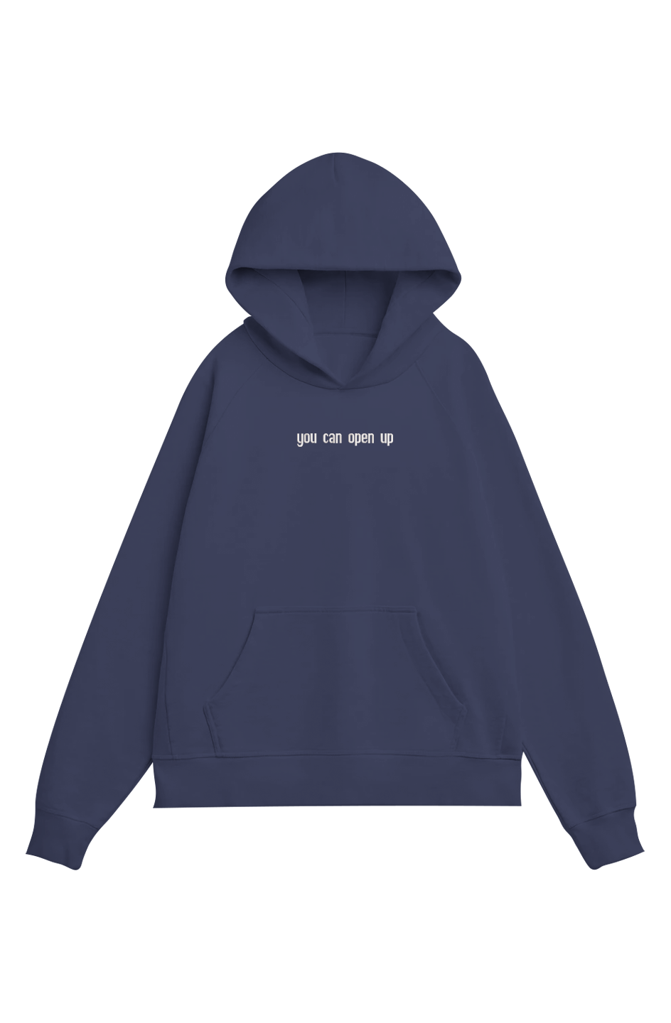 'you can open up' Organic Heavyweight Hoodie - Multiple Colors