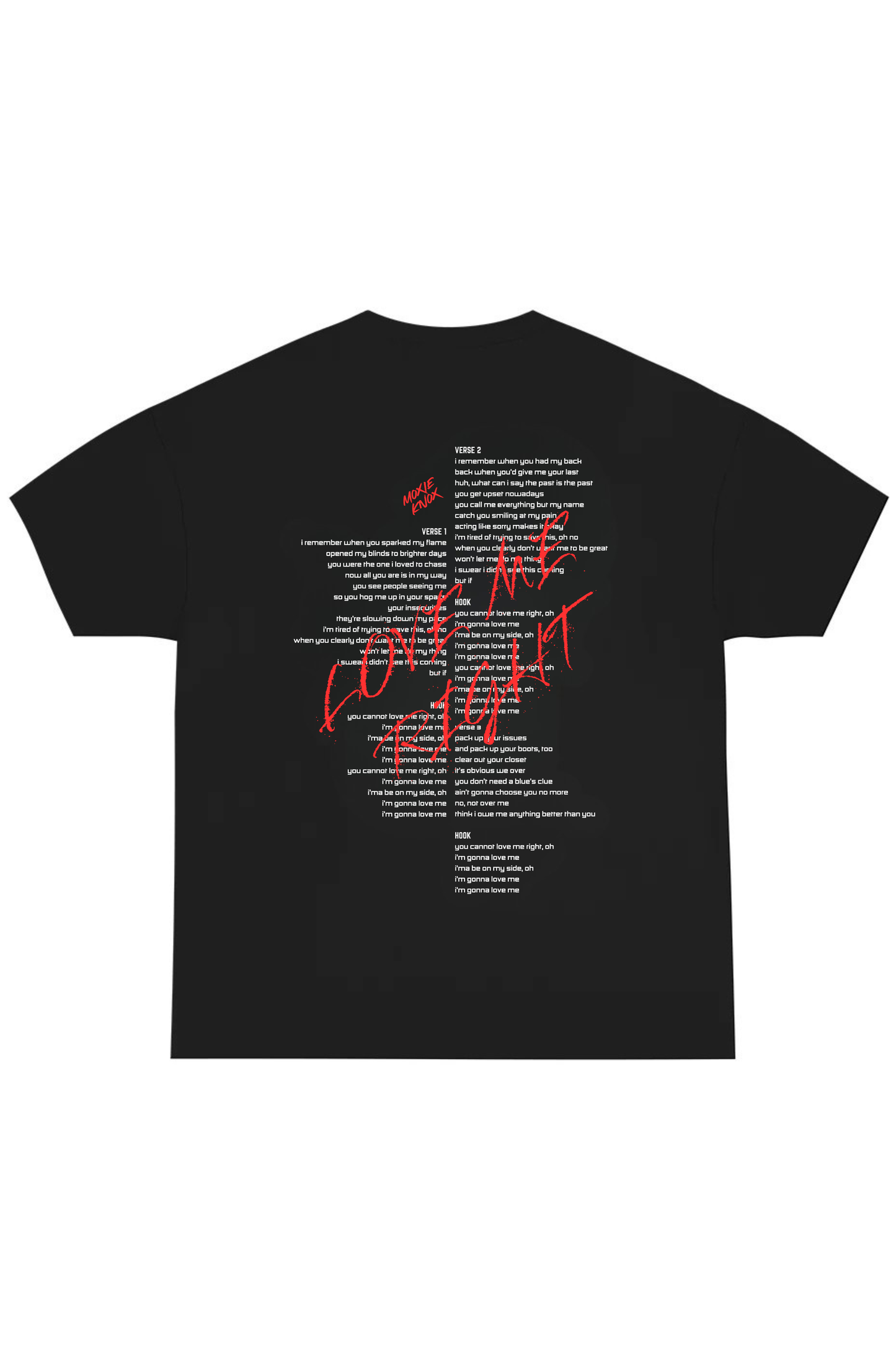 'Love Me Right' Lyric Tee - Multiple Colors