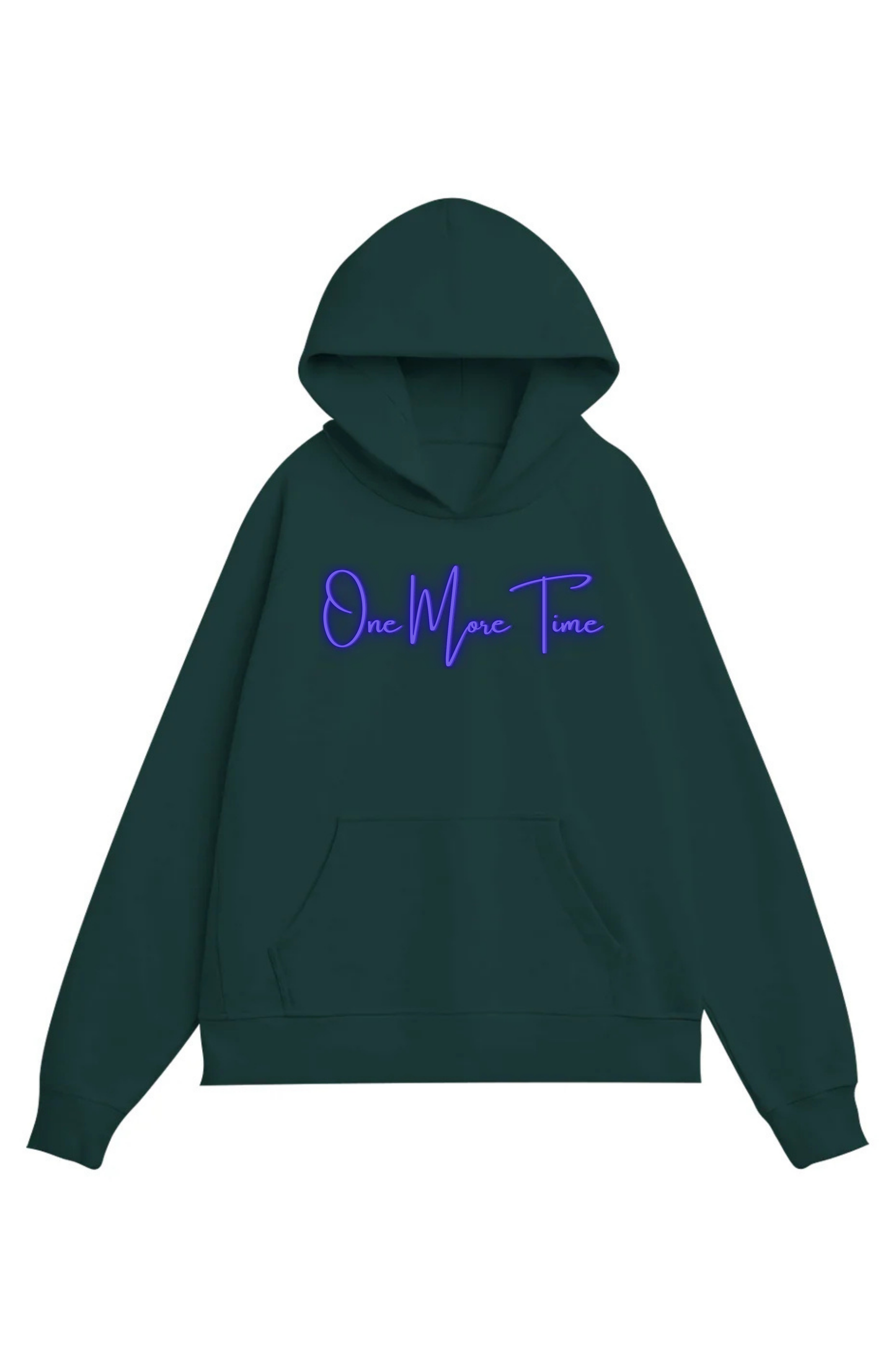 'One More Time' Lyric Organic Heavyweight Hoodie - Multiple Colors